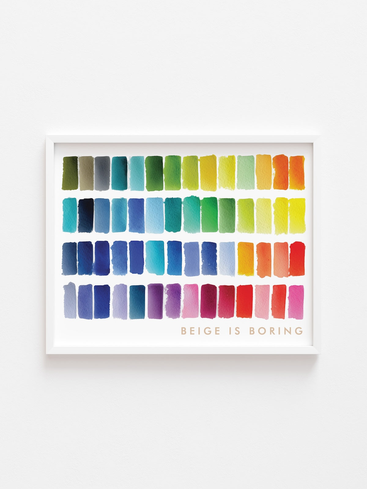 Beige is Boring Watercolor Print