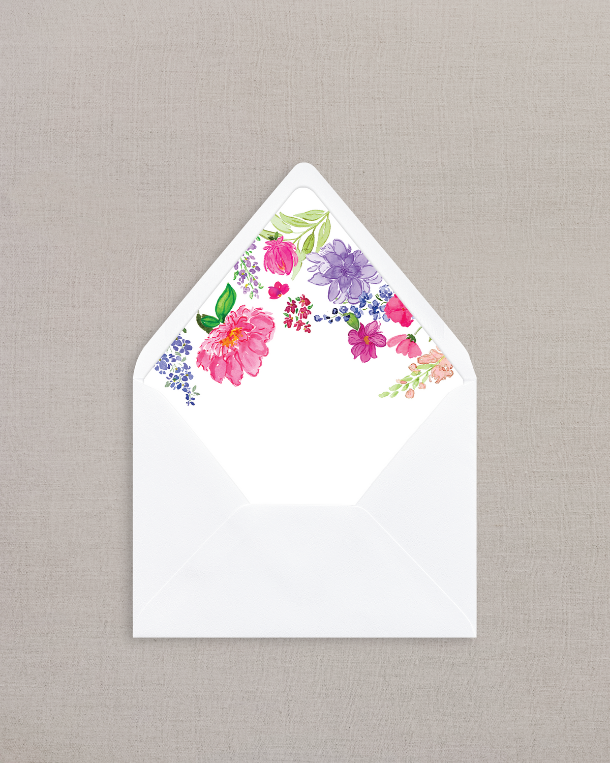 BRIGHT & BOLD WATERCOLOR LINED ENVELOPES
