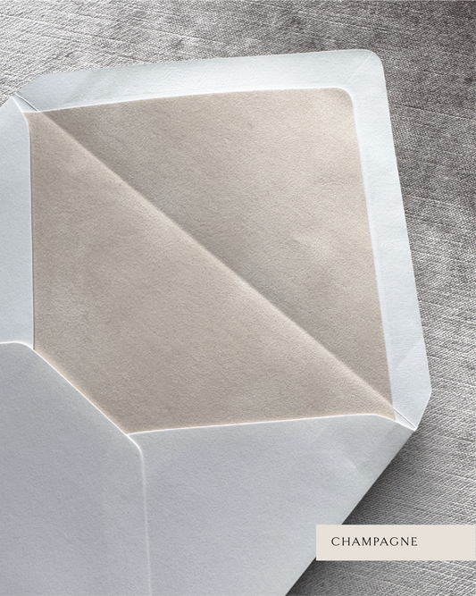 VELVET LINED ENVELOPES
