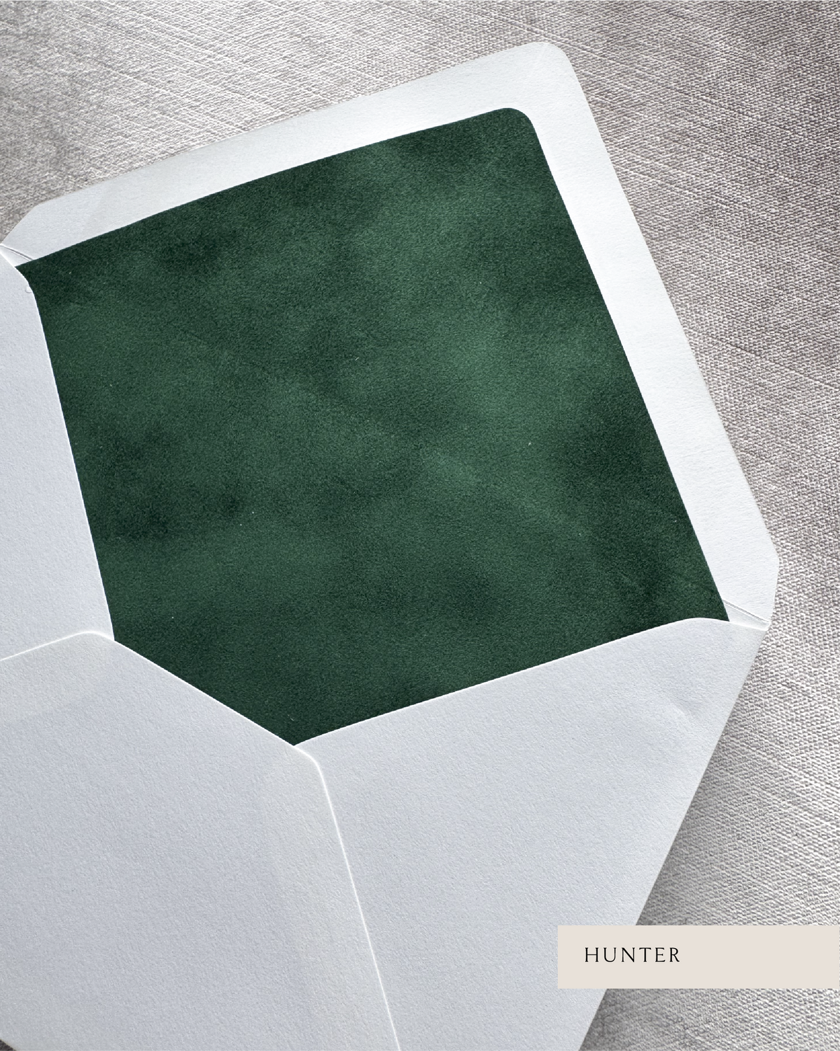 VELVET LINED ENVELOPES