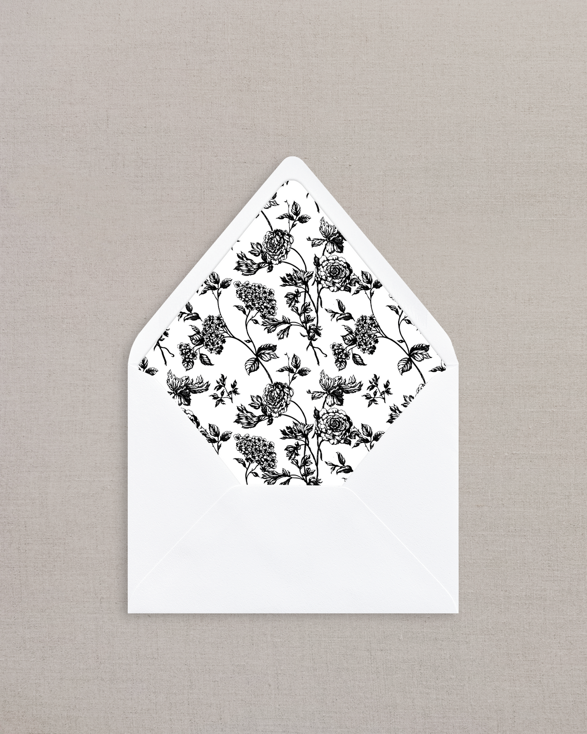SAGEWOOD BLACK LINED ENVELOPES