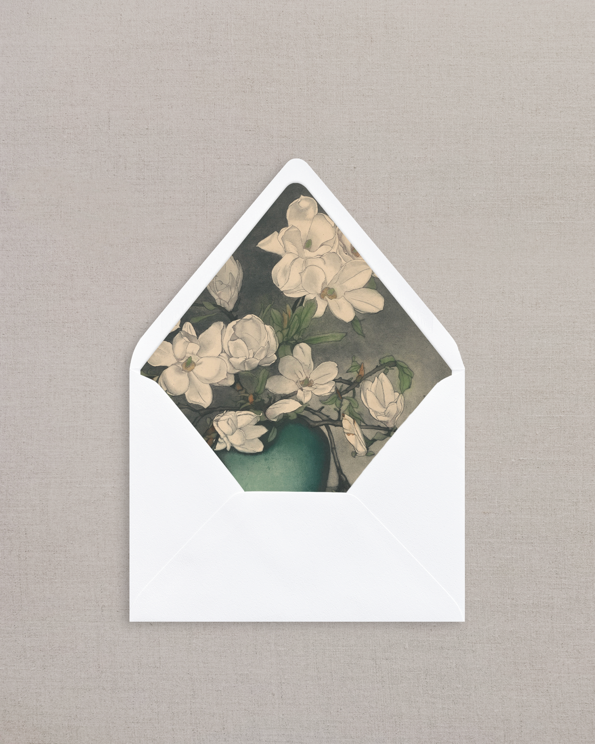 VINTAGE MAGNOLIA LINED ENVELOPES
