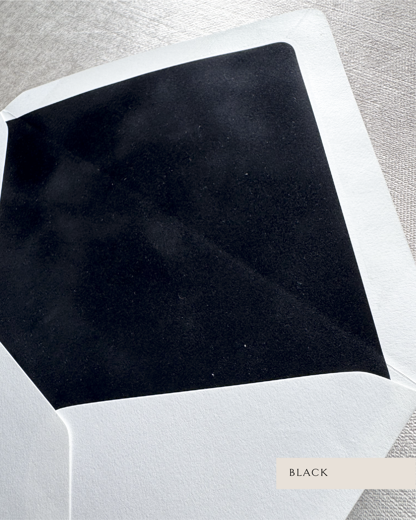VELVET LINED ENVELOPES