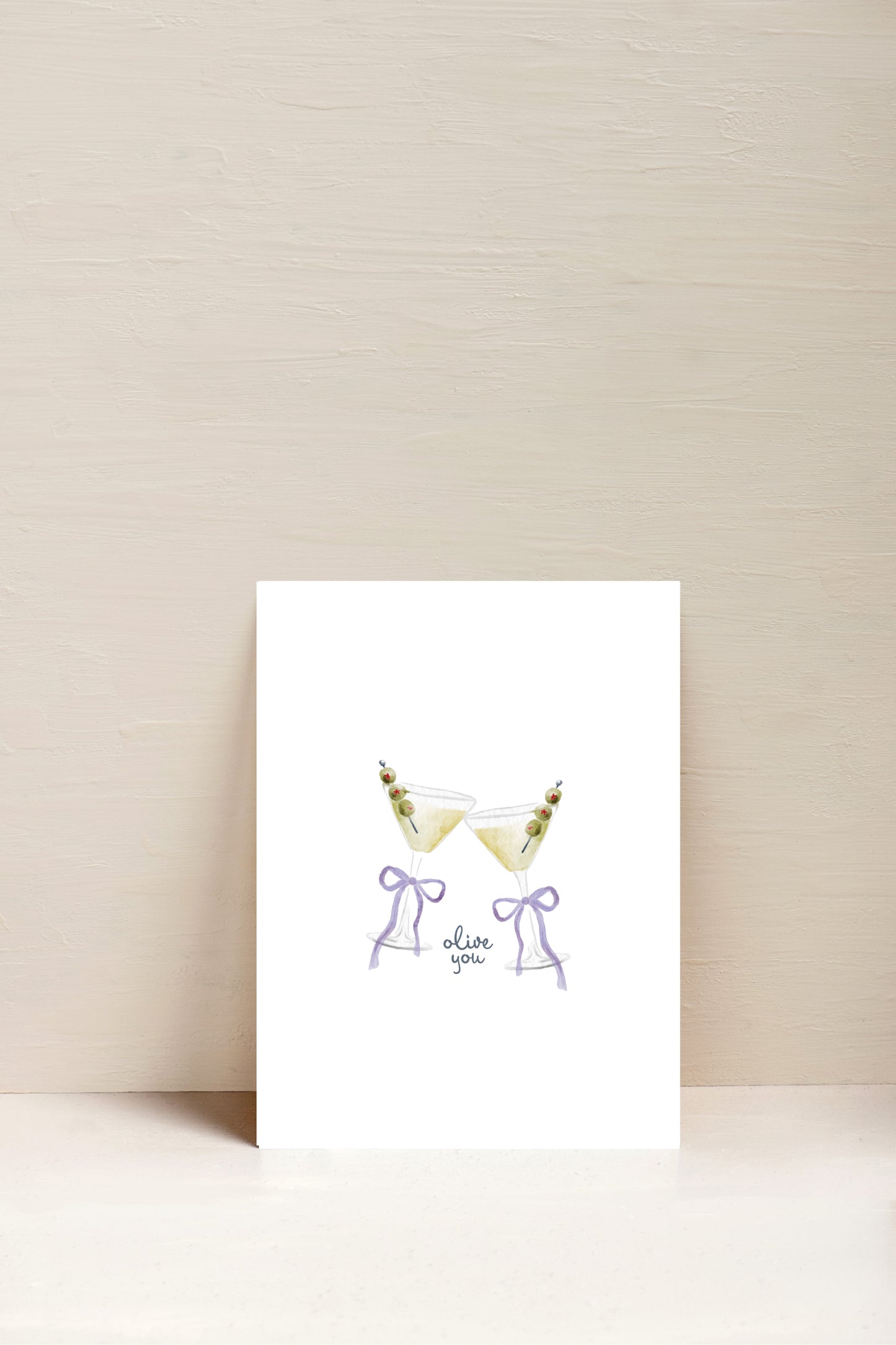 Olive You Card