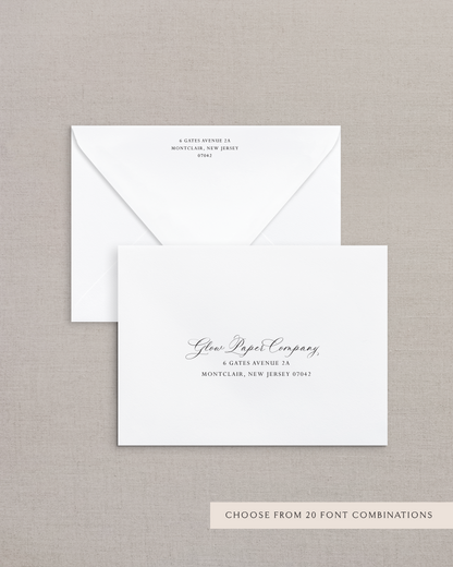 CENTRAL PARK WATERCOLOR LINED ENVELOPES